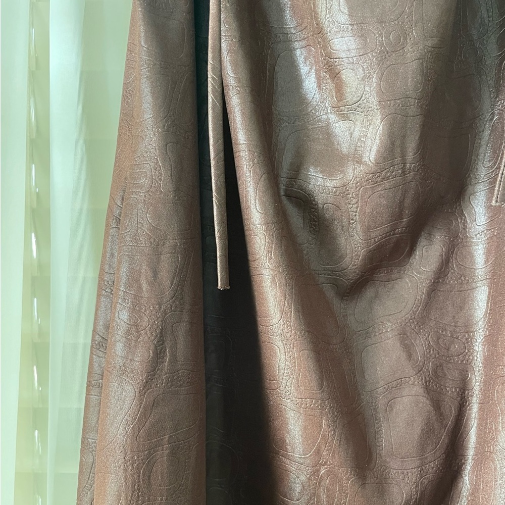 OPERA Made in USA Strappy Front Tie Mini Dress in Brown Size XS - Picture 5 of 7